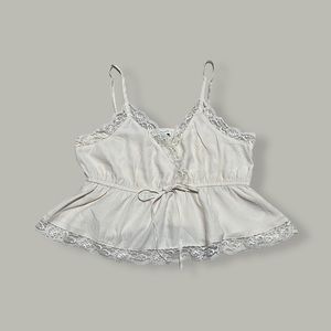 CREAM COQUETTE BABYDOLL CAMI
